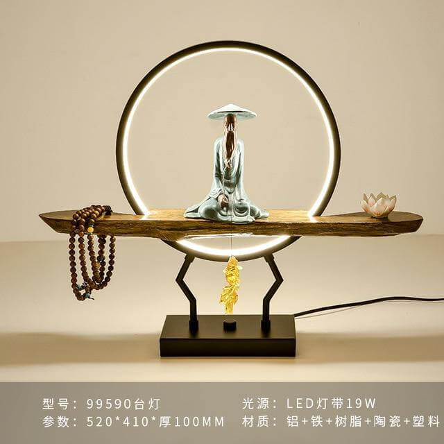 Aluminum Ring Creative Table Lamp