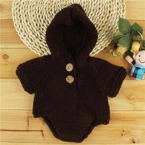 Newborn Baby Crochet Romper Knit Costume