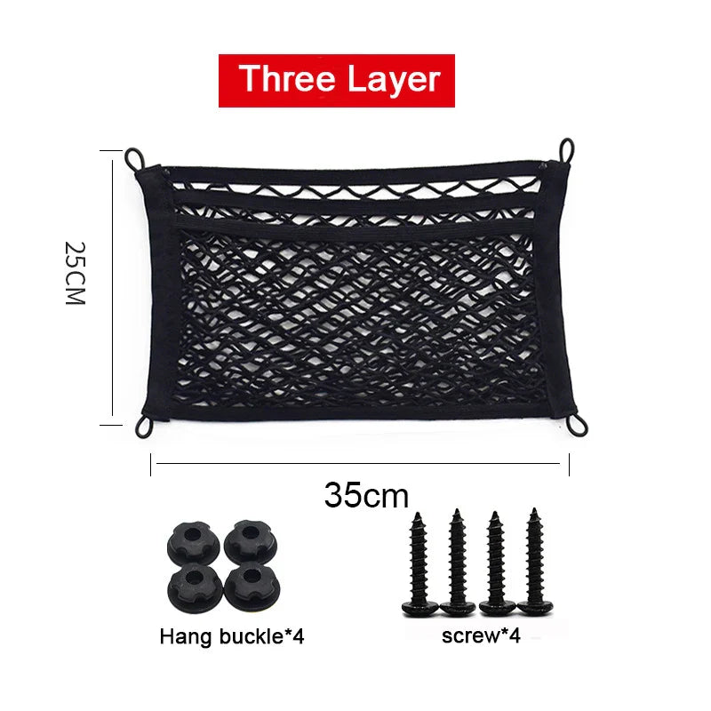 Stretchable Mesh Cargo Net Car Storage Organizer Pocket