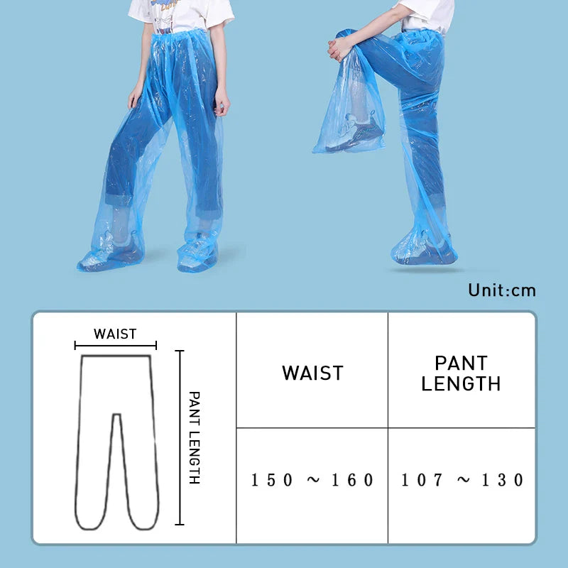 Waterproof Travel Ease Disposable Rain Pants