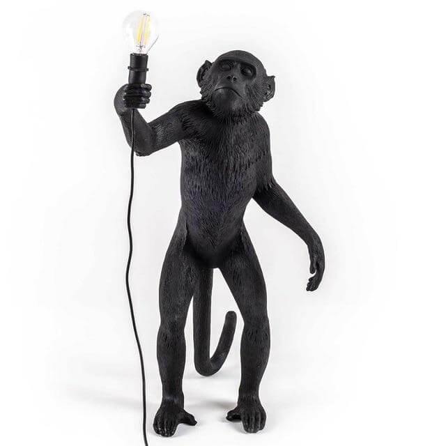 Modern Black Pendant Monkey Lamp