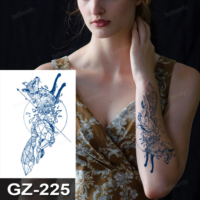 Dreamcatcher Animal Semi-Permanent Temporary Tattoo