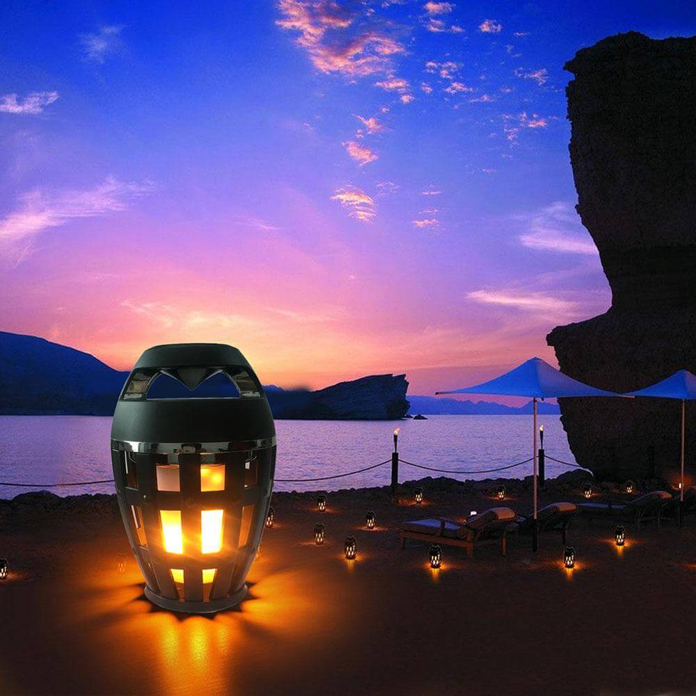 Flame Atmosphere Lamp Light with Bluetooth Speaker