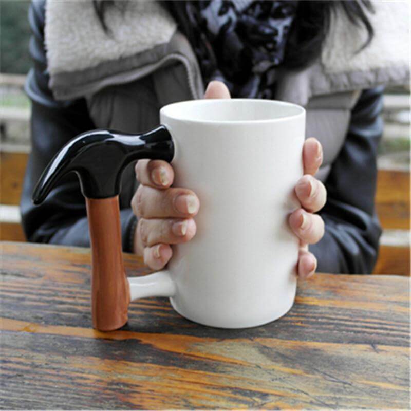 Hammer Shaped Ceramic Mug