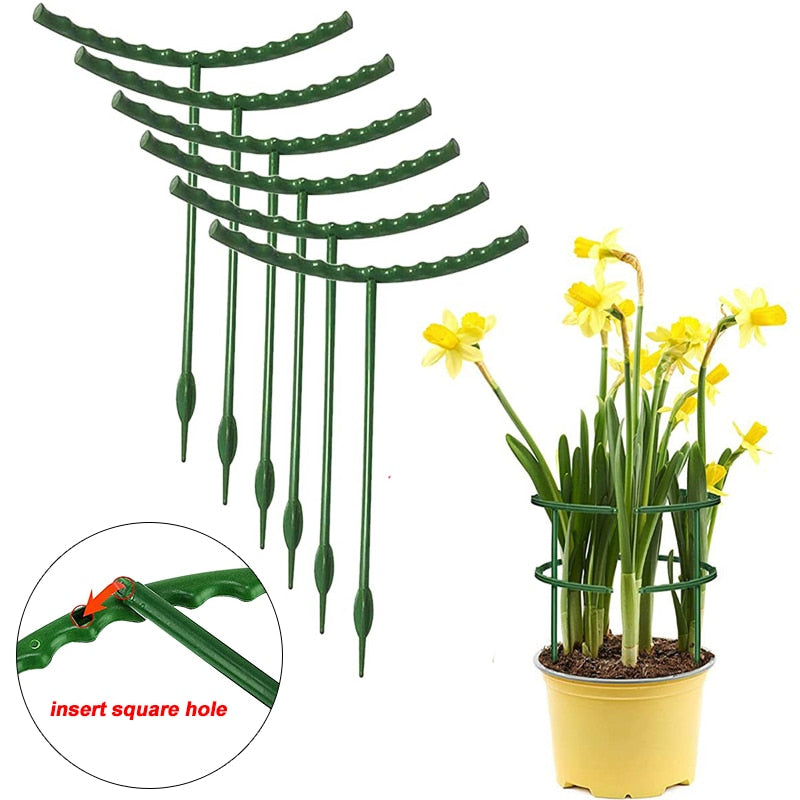 Flower Pot Plant Support Cage