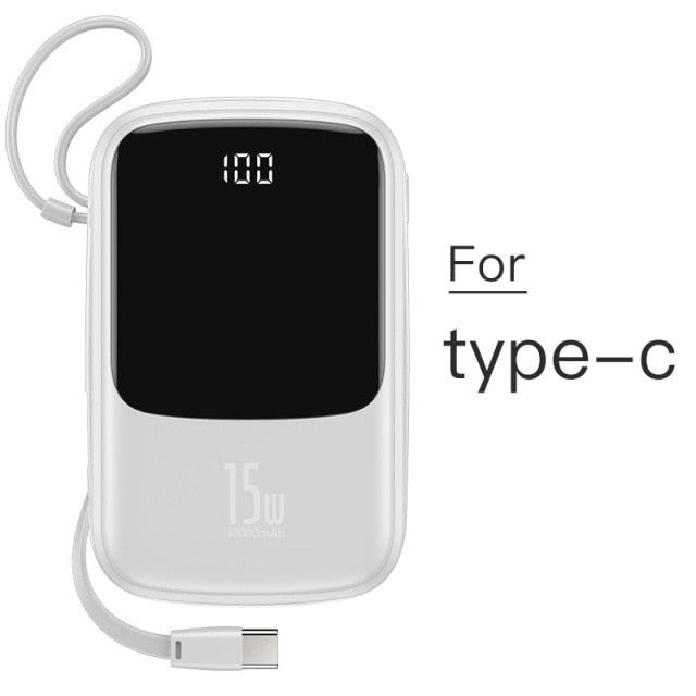 Built-in Charger Mini Power Bank