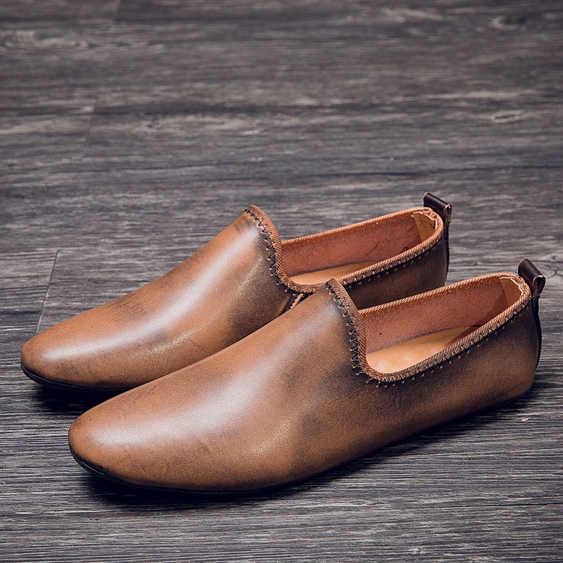 Leather Comfort Slip-on Men Shoes