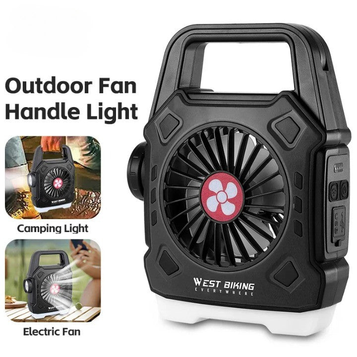 Multifunctional Adventure Cooling Fan Light