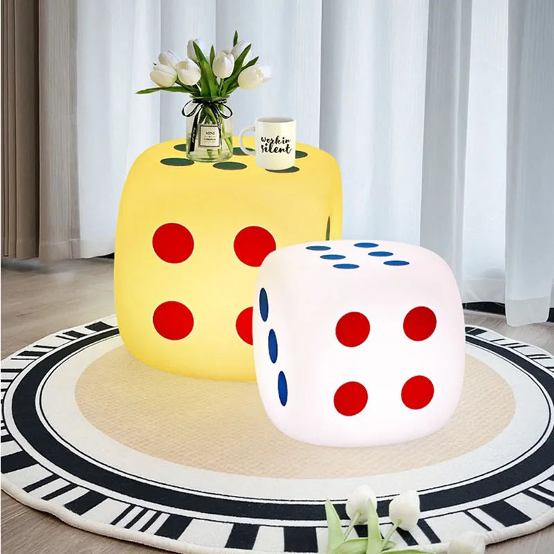 Huge Dice Bedside Atmosphere Floor Table Lamp