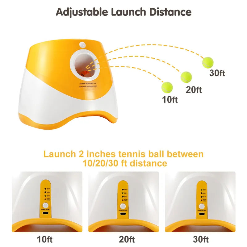 Pet Interactive Automatic Ball Launcher