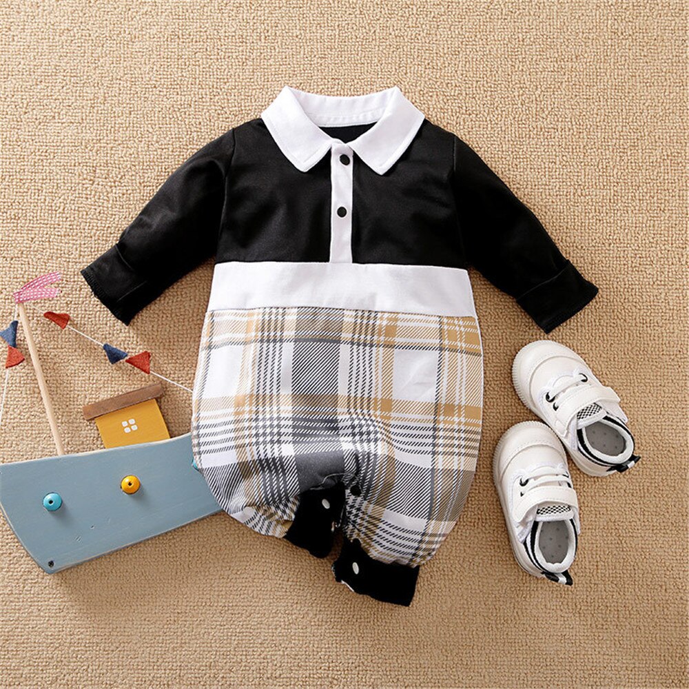 Newborn Baby Gentleman Jumpsuit