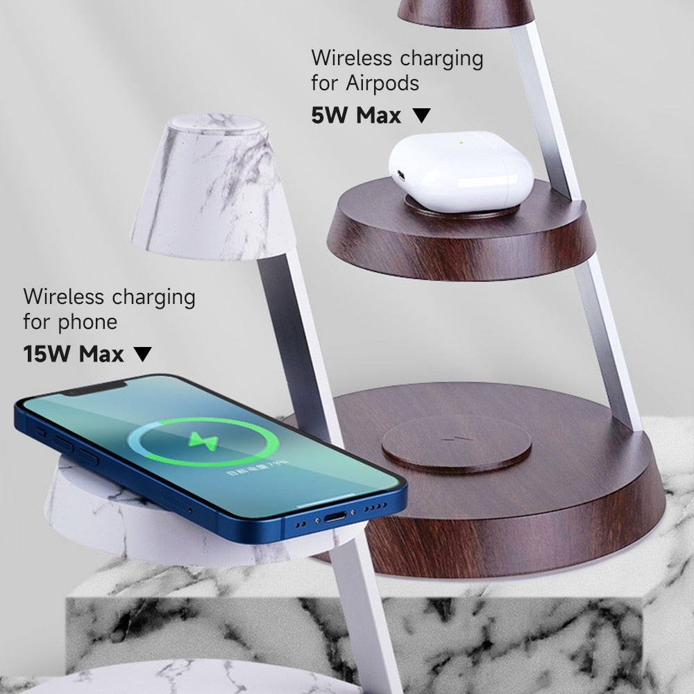 Desktop Powerhouse Multi-Device Wireless Charger Stand