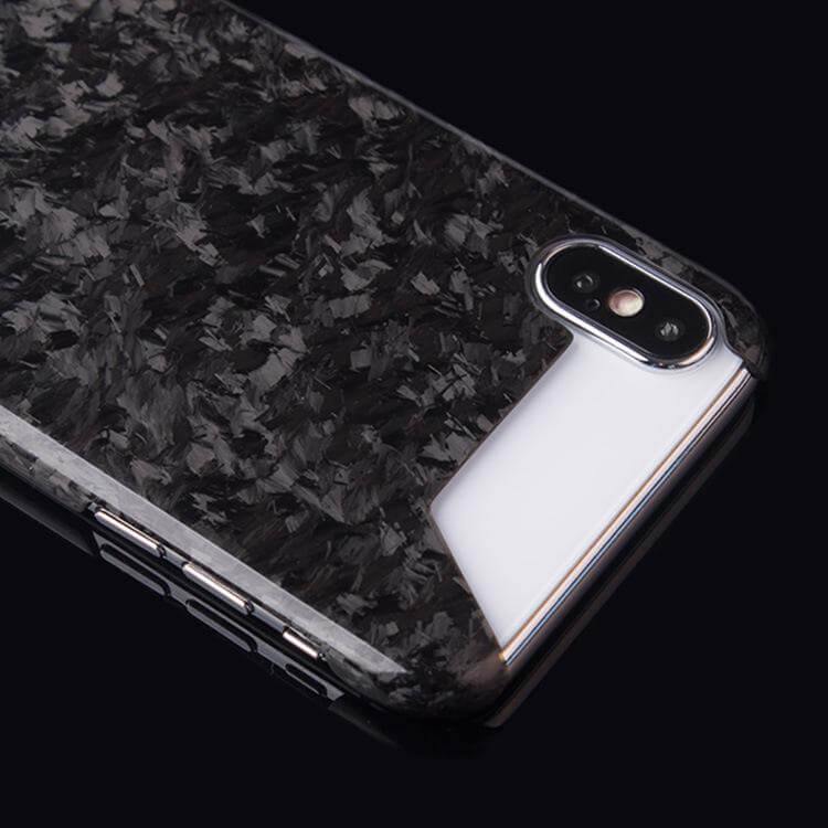 Luxury Real Carbon Fiber Phone Case Marble Iphone Case