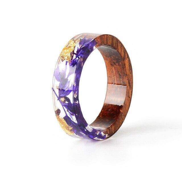 Handmade Colorful Wood Love Ring