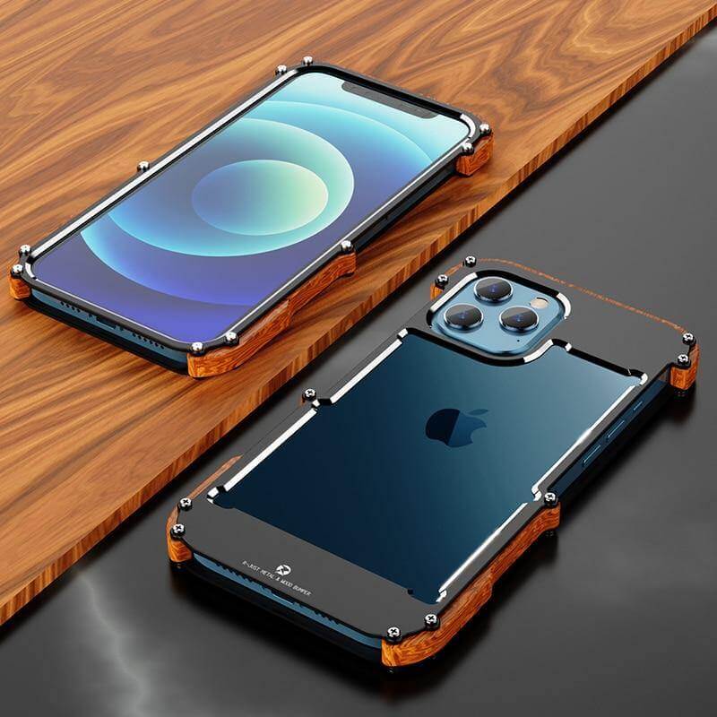 Aluminum Bumper Thin Shockproof iPhone Case