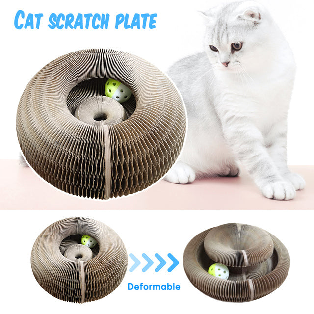 Cat Magic Foldable Scratch Toy Board