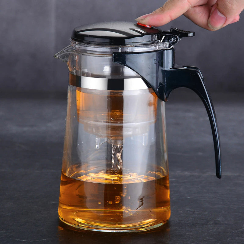 TeaTime Heat Resistant Glass Teapot