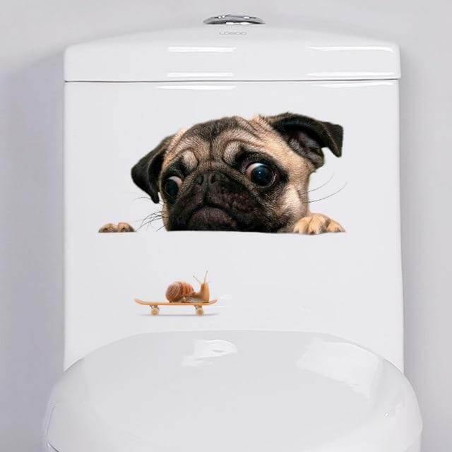 3D  Pet Wall and Bathroom Stickers