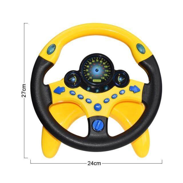 Electric Educational Car Simulation Steering Wheel Toy