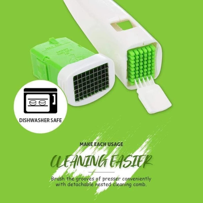 Multifunctional Garlic Press Cube Slicer