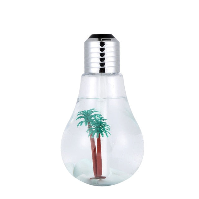 Colorful Light Bulb Air Humidifier