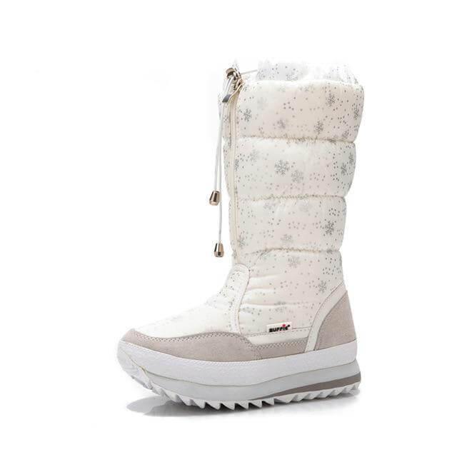 Long Sleeve Plush Warm Winter Boots for Women