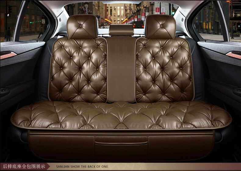 Luxurious Ride Leather Car Seat Cover