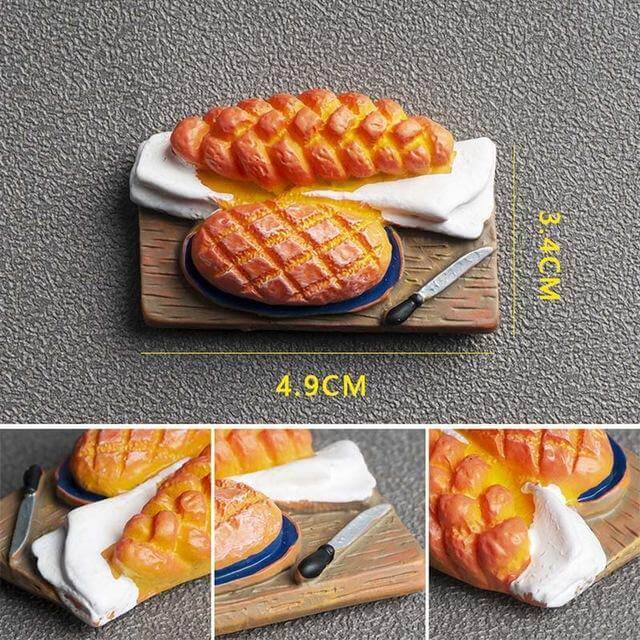 3D Creative Food Magnets