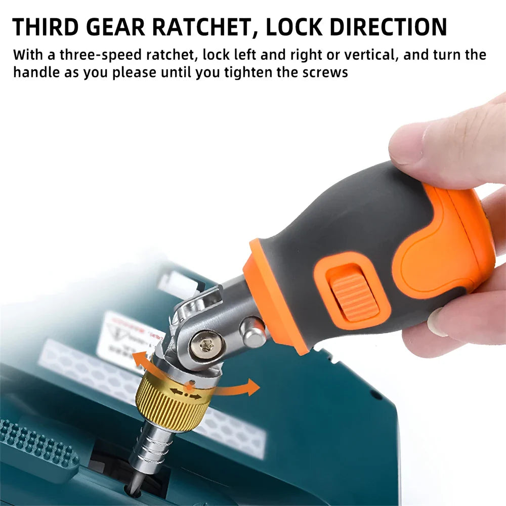 8in1 Mini Magnetic Bits Portable Ratchet Screwdriver