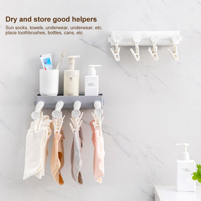 Wall-Mounted Retractable Drying Rack