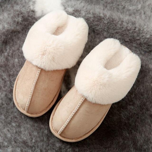 Lightweight Washable Comfy Plush Slippers