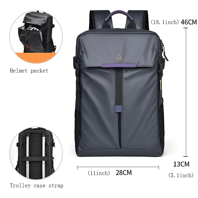 Multi-Compartment Urban Life Travel Backpack