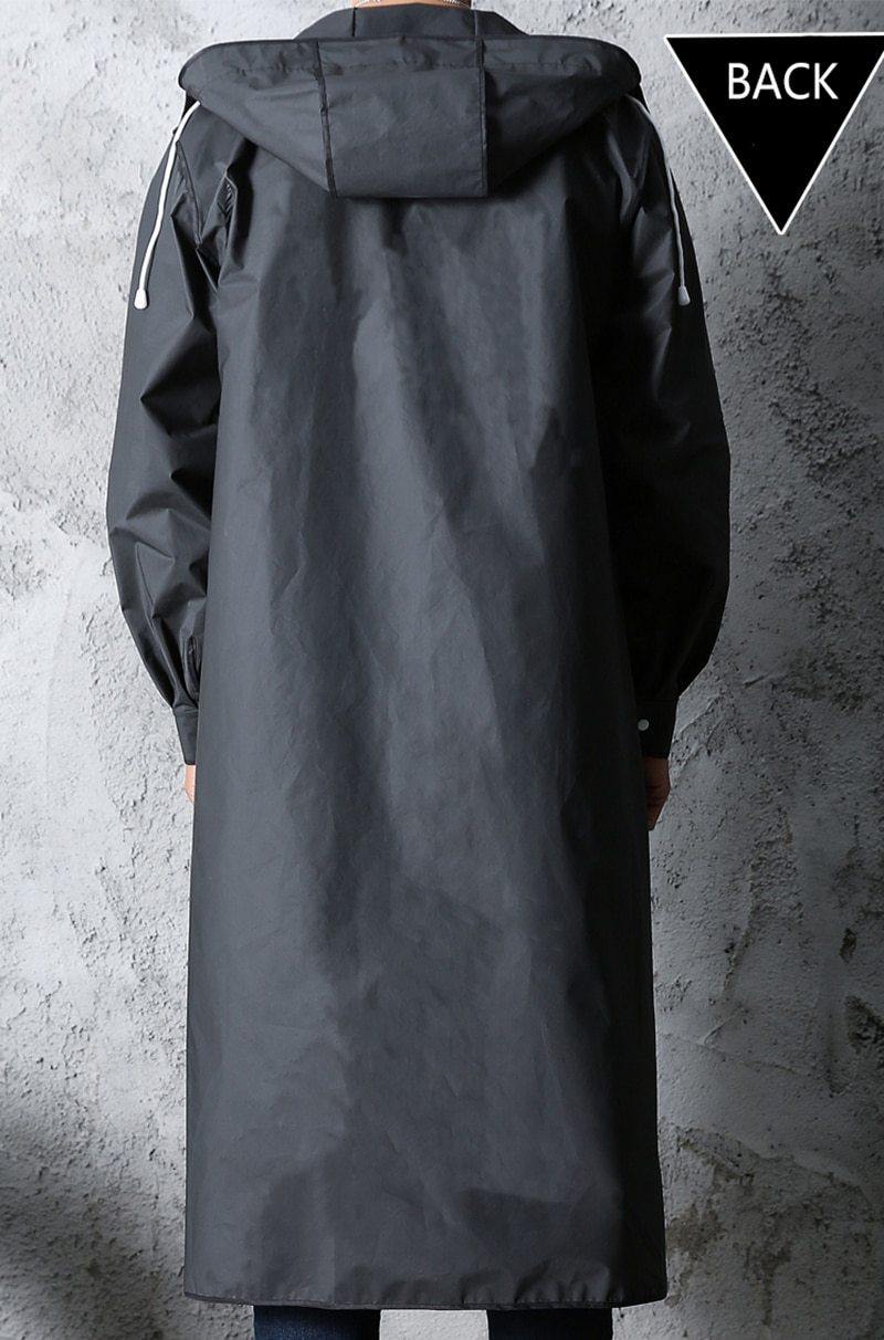 Hooded Elegant Thick Unisex Raincoat