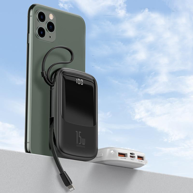 Built-in Charger Mini Power Bank