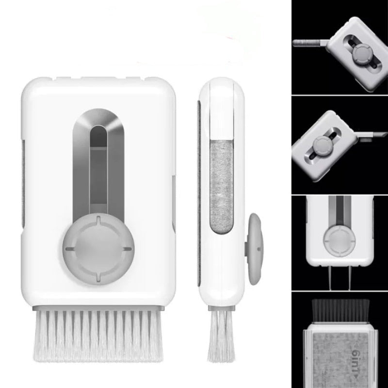 6in1 Ultimate Retractable Earphone Keyboard Cleaning Brush