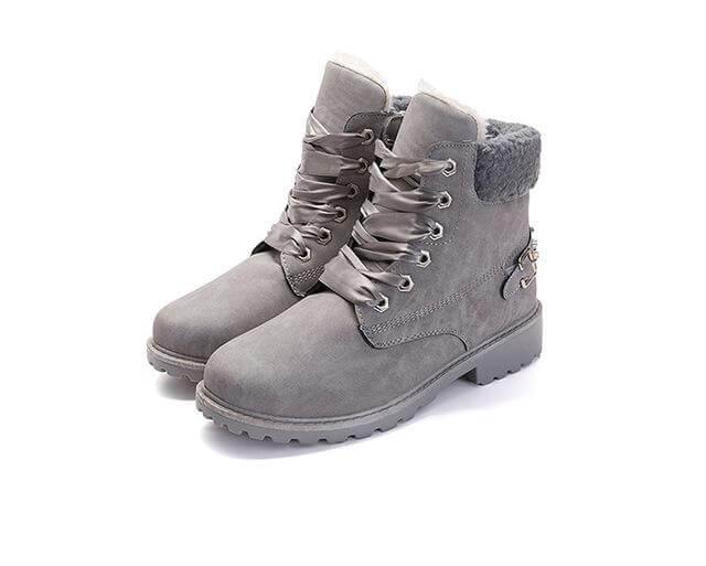 New British Style Lace Up Ankle Boots for Women