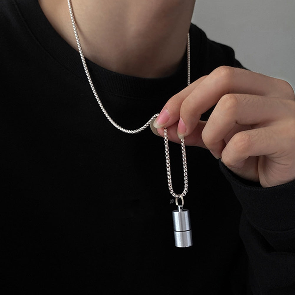 Titanium Mini Lighter Necklace