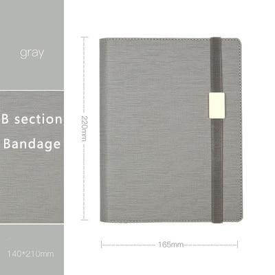 High-grade Pastel Leather Surface Business Notebook