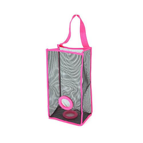 Hanging Mesh Garbage Bag Organizer