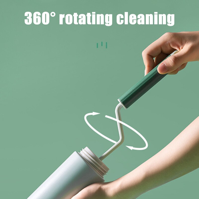 Rotating Long Handle Bottle Glass Cleaner