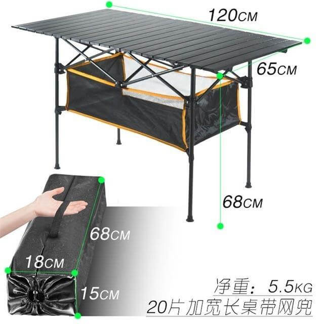 Waterproof Outdoor Folding Camping Picnic Table