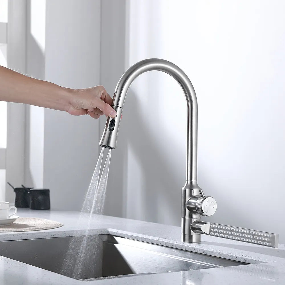 Next Level Rainfall Pull Out Waterfall Kitchen Faucet