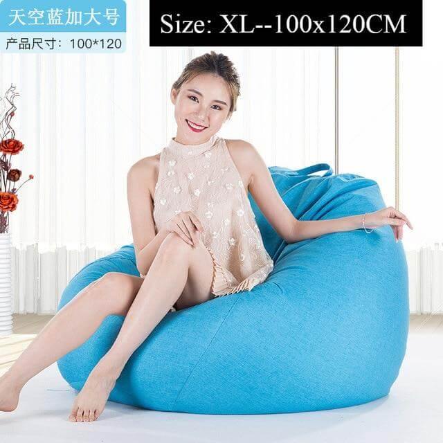 Modern Look Loft Style Pouf One Seat Bean Bag