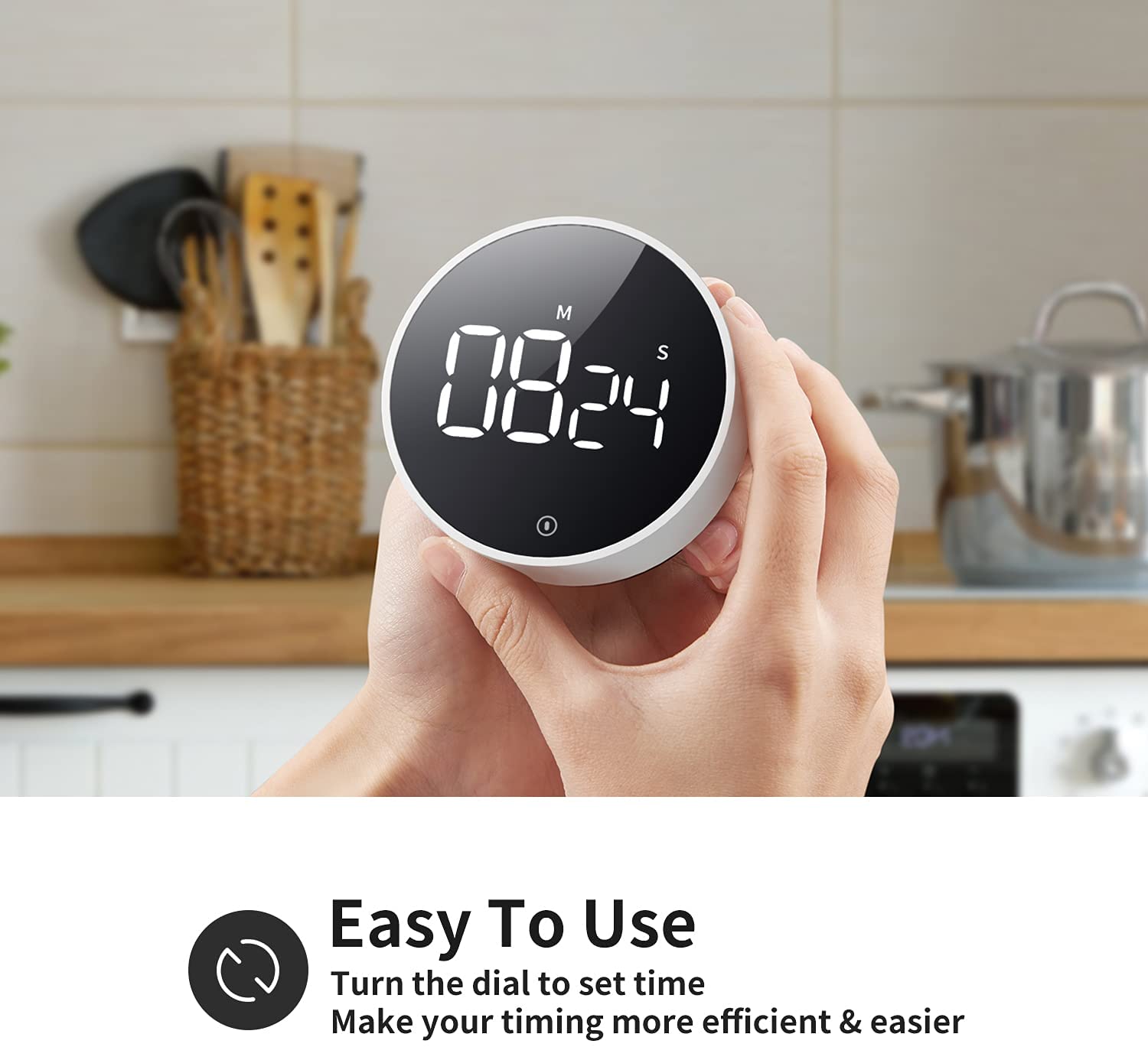 Digital LED Magnetic Kitchen Timer