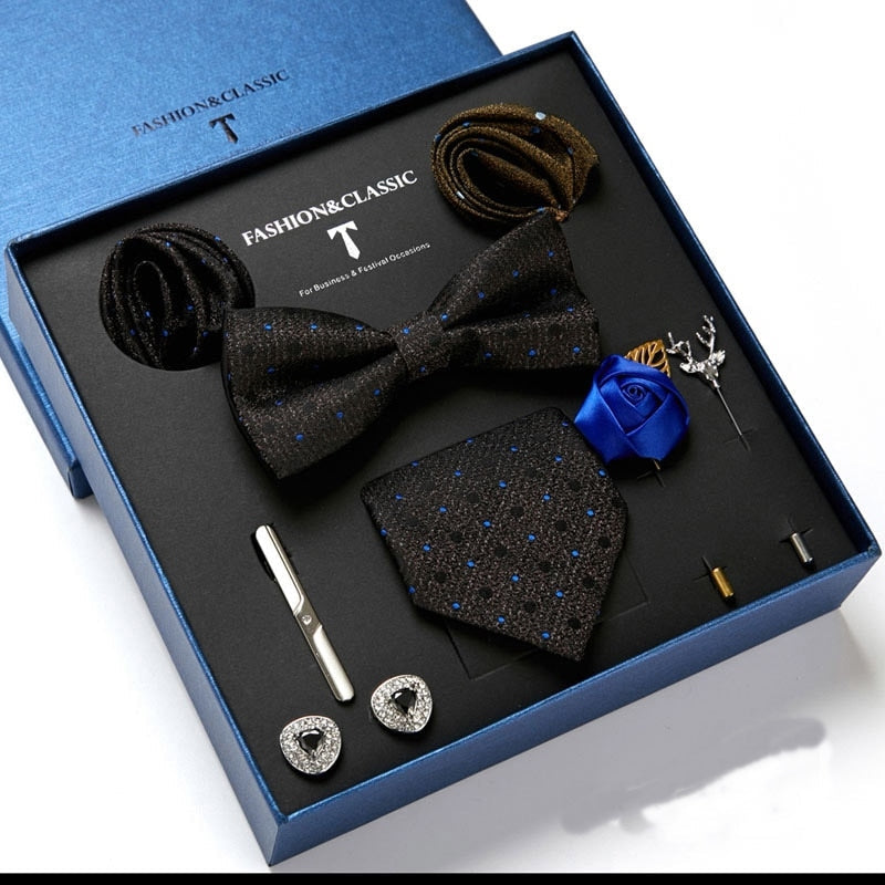 Men Tie Set Luxury Gift Box