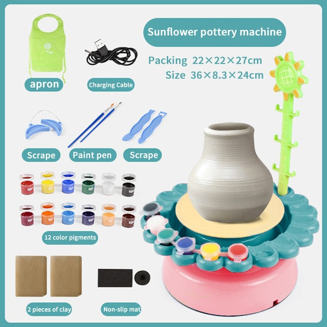 Kids Mini Electric Pottery Machine