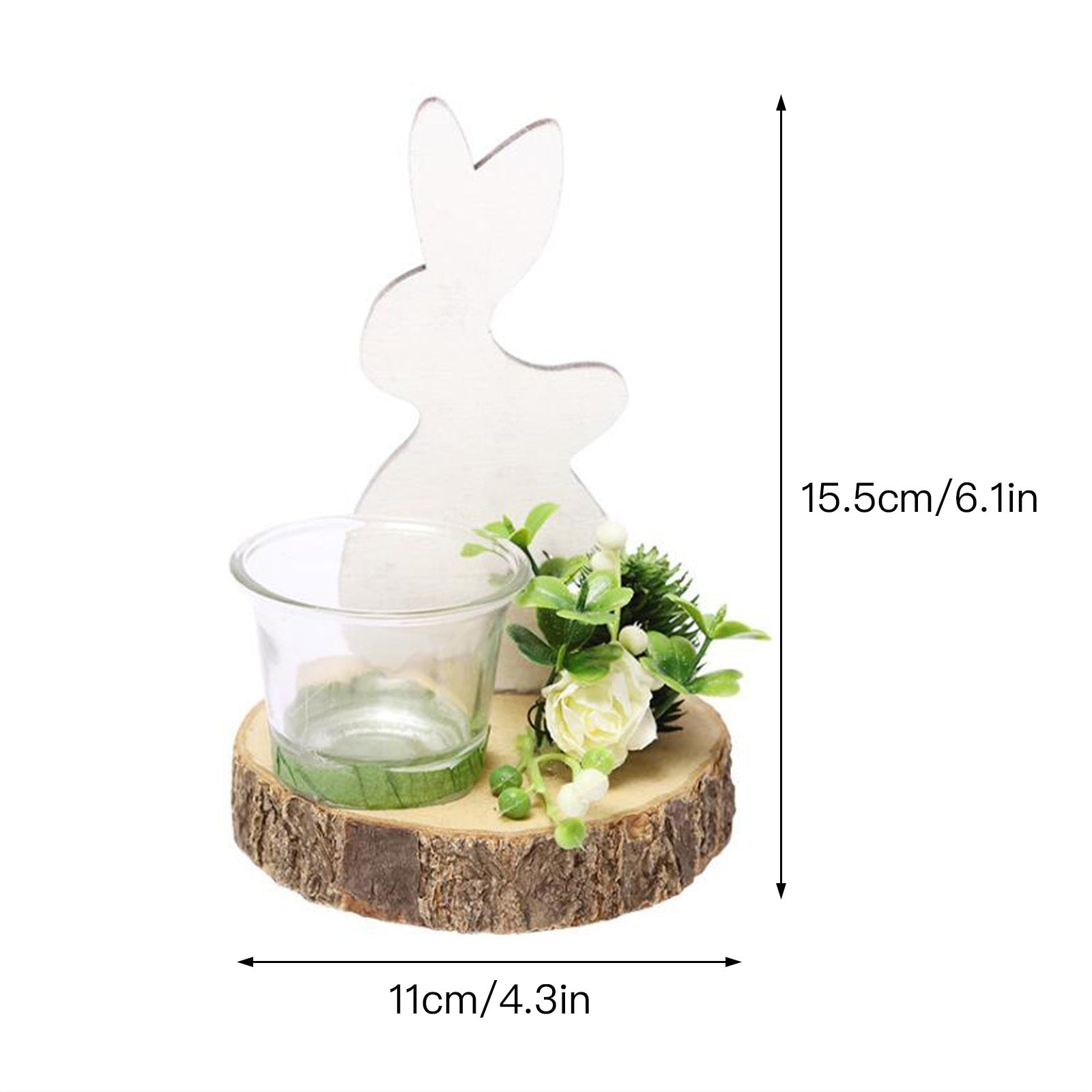 Easter Bunny Nordic Candle Holder Rabbit