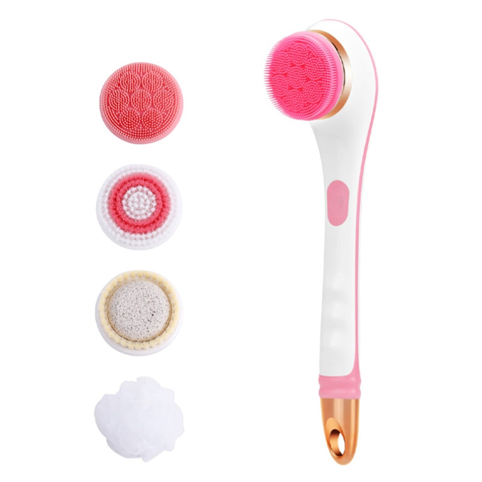 Rotating Electric Silicone Massager Bath Brush