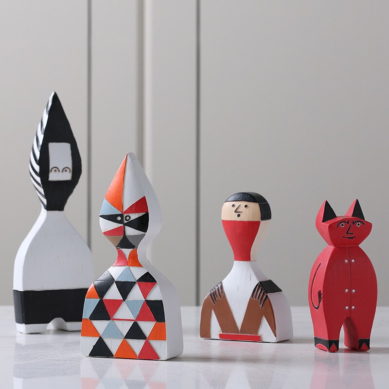 Creative Abstract Puppet Figurines