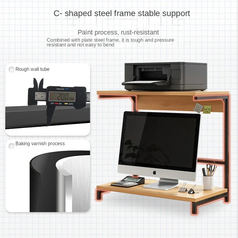 Office Hub Sleek Desk Organizer Monitor Stand